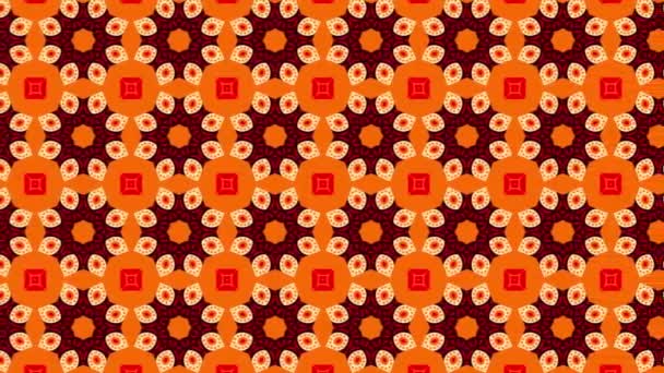 Abstract Background Animation Scrolling Right Black Orange — ストック動画