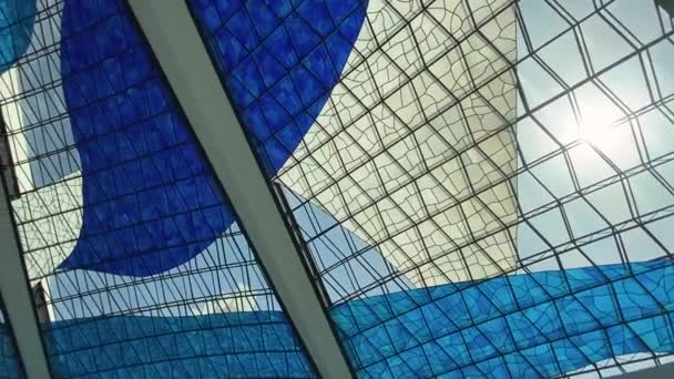 Detailed Images Beautiful Dome Cathedral City Brasilia Designed Architect Oscar — Stock video