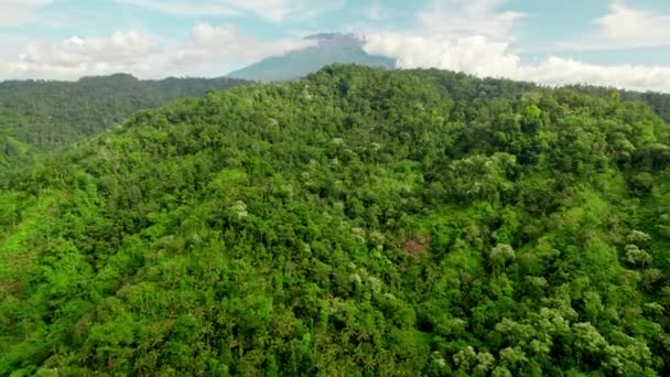 Mount Batter Active Vulcano Bali Island Indonesia Travel Holiday Destination — 비디오