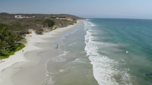 Dreamy Beach Paradise Puerto Vallarta Jalisco Mexico Aerial — Vídeo de Stock
