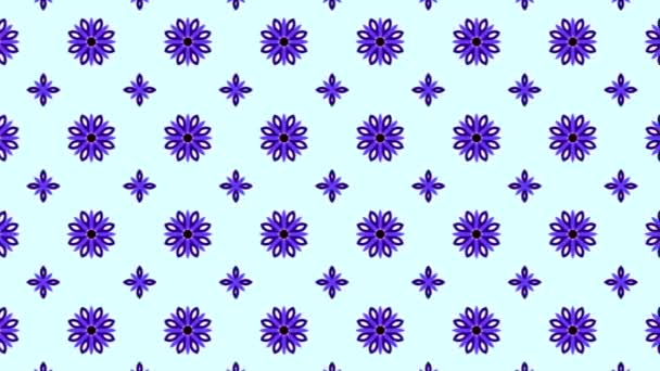 Pleasing Ornamental Design Patterns Flowing Animation Backdrop — Stockvideo