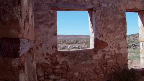 Flinders Rangers Kanyaka Homestead Ruins — Stock video