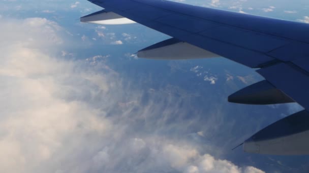 Airplane View Mountains — Stockvideo