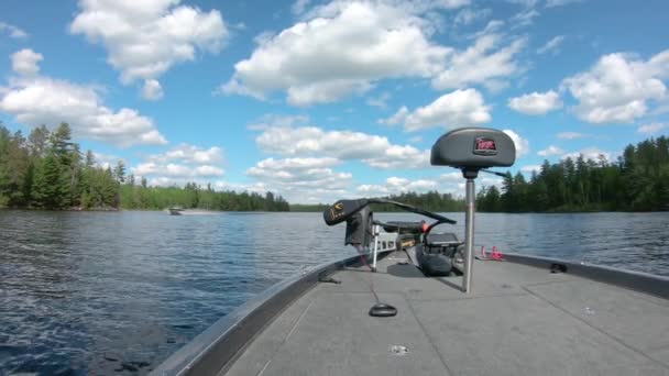 Front End Bass Fishing Boat Butt Seat Trolling Motor Floating — Video