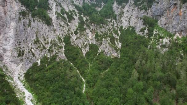 Logar Valley Slovenia One Most Beautiful Alpine Glacial Valleys Found — Vídeo de Stock