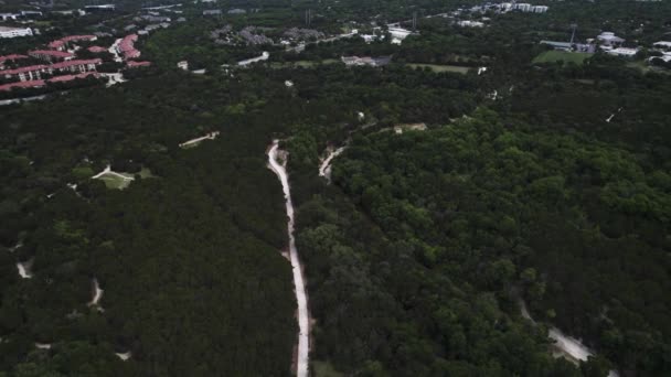 Drone Walnut Creek Pathways Austin — Stock video