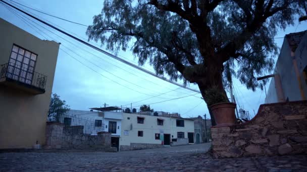 Old Streets Neighborhood Guanajuato — Stock Video