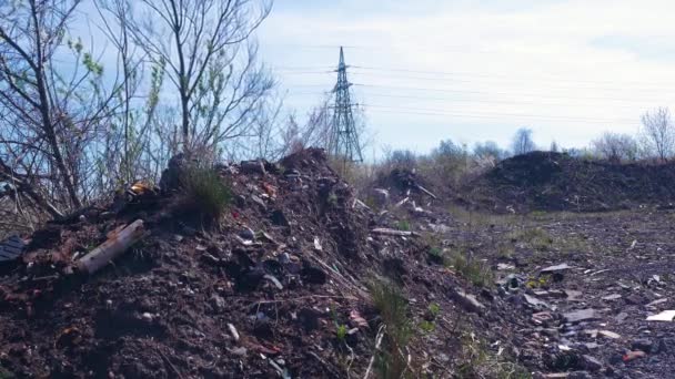 Зовнішній Вигляд Покинутого Радянського Важкого Металургійного Заводу Liepajas Metalurgs Лієпая — стокове відео