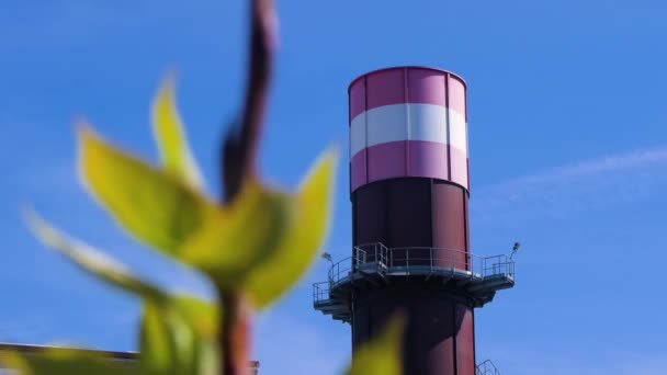 Exterior View Abandoned Soviet Heavy Metallurgy Melting Factory Liepajas Metalurgs — Video