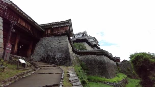Belleza Del Castillo Matsuyama — Vídeo de stock
