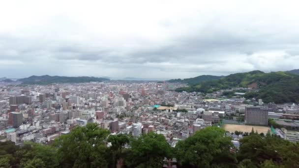 Ομορφιά Του Κάστρου Matsuyama — Αρχείο Βίντεο