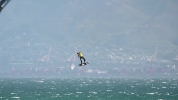 Joshua Emanuel Lands Big Air Jump Red Bull Kota 2021 — Vídeo de stock