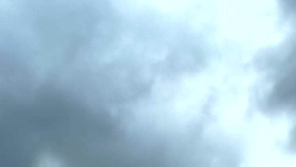 Grey Clouds Moving Covering Sun Sky Shallow Dof Background Timelapse — Video