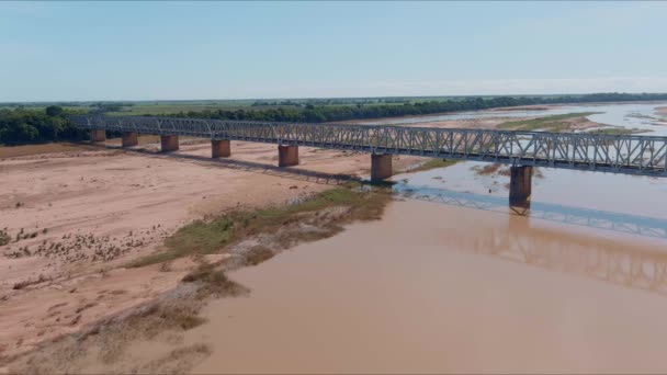 Pont Burdekin Situé Dans Nord Queensland Australie Endroit Emblématique Dans — Video