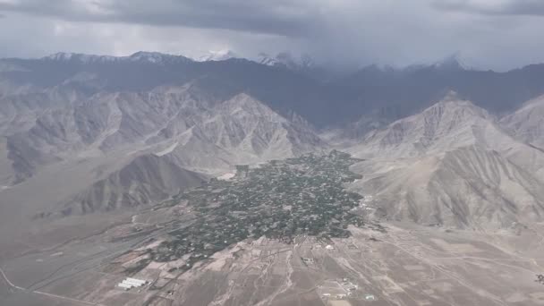 Magnificent View Himalayas Aerial Shot — Video Stock