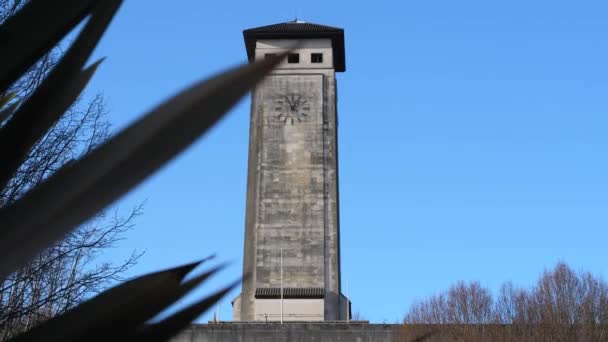 Time Slipping Away Newport Civic Centre Godfrey Wales — Vídeo de Stock