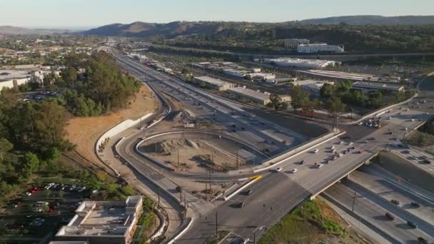 Five Freeway Southern California Slowed Half Speed — Stok video