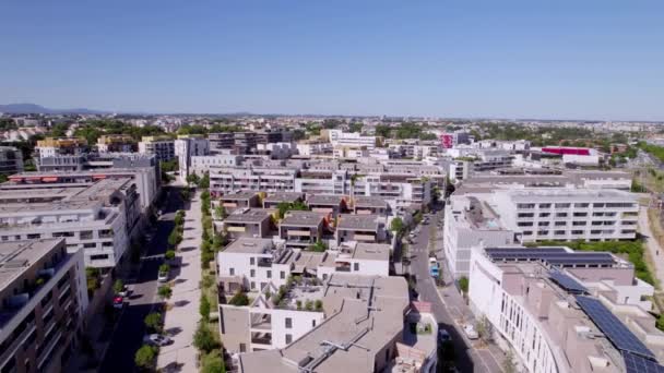 Businesses Apartments Montpellier France — Stok Video