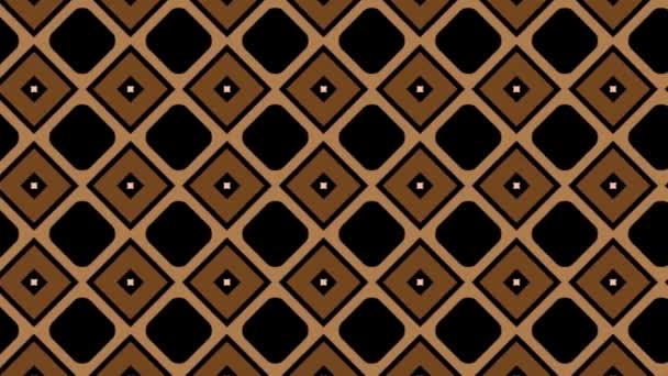 Abstract Illustration Retro Geometric Pattern Mosaic Wallpaper Formats Background Animation — 图库视频影像