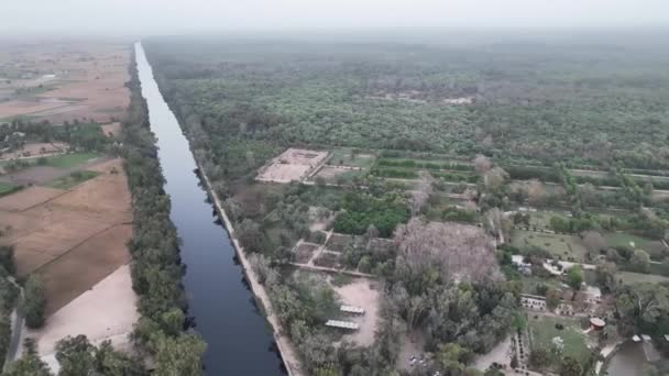 Pakistan Daki Lal Suhanra Ulusal Parkı Nın Hava Görüntüsü — Stok video
