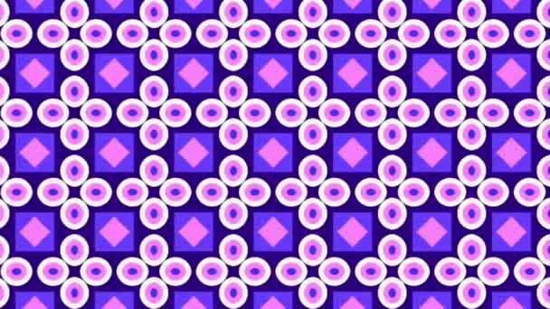 Purple Retro Pattern Geometric Style Background Slide Animation Scrolling Right — Video
