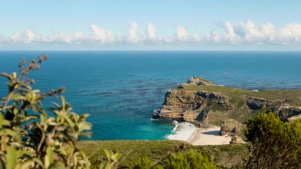 Picturesque Untouched Diaz Beach Cape Point South Africa — Vídeo de Stock