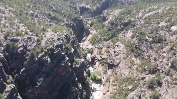 Arizona Drone Footage Desert Mountains Cactus — Stock videók