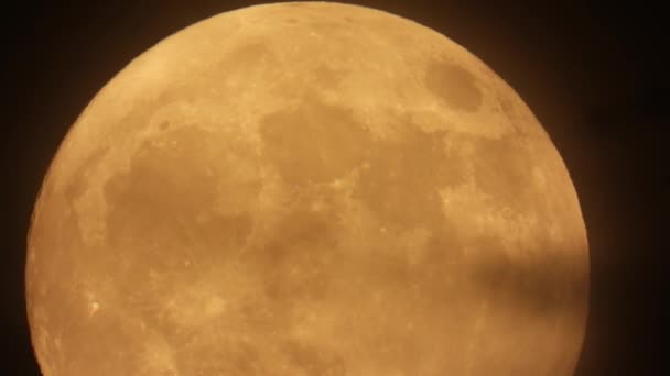 Magnificent Super Moon Filling Frame — ストック動画