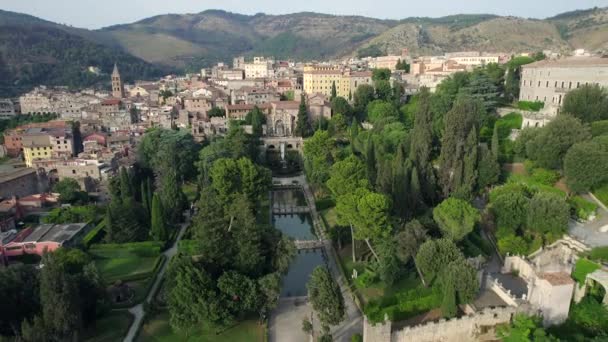 Aerial Tivoli Rome Italy — стоковое видео