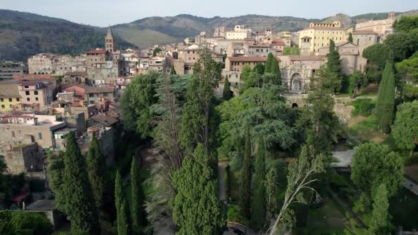 Aerial Tivoli Rome Italy — Stockvideo