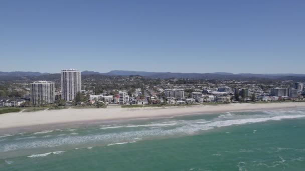Suburbs Palm Beach Gold Coast Queensland Australia Aerial Drone Shot — Wideo stockowe