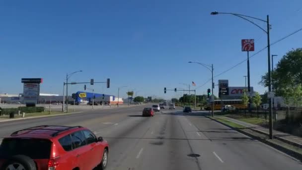 Fpv Οδήγηση Cicero Ave Στο Σικάγο Illinois I294 Έως I55 — Αρχείο Βίντεο