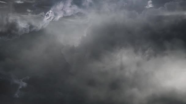 Nubes Oscuras Cielo Oscuro — Vídeo de stock