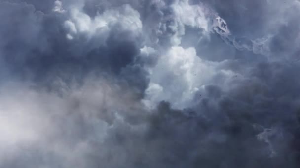 Thunderstorm Thick Cumulus Cloud Sky — Αρχείο Βίντεο