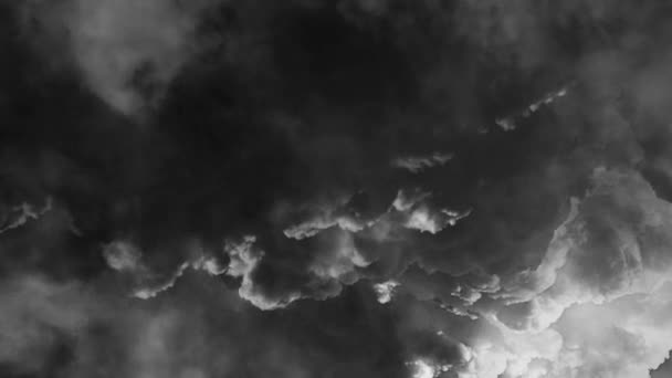 Dark Cumulonimbus Cloud Turning Storm — Αρχείο Βίντεο