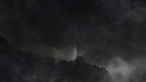 Thunderstorm Dark Cumulonimbus Cloud — Stock Video