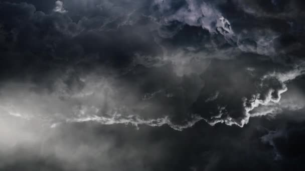 Гроза Темные Облака — стоковое видео