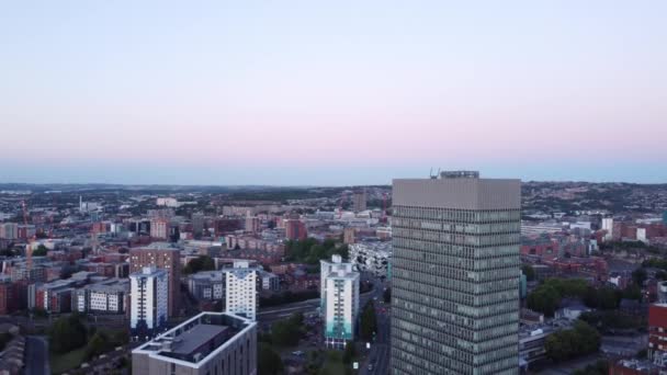 University Sheffield Arts Tower Weston Park Shot 3840X2160 Fps Professional — Video