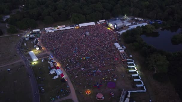 Lets Rock Southampton Festival Static Shot — Stok Video
