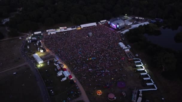 Lets Rock Southampton Festival Orbit Shot3 — Wideo stockowe