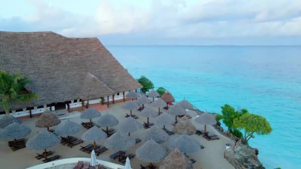 Nungwi Beach Zanzibar Tanzania Resort Coast Indian Ocean Nungwi Beach — Stock Video