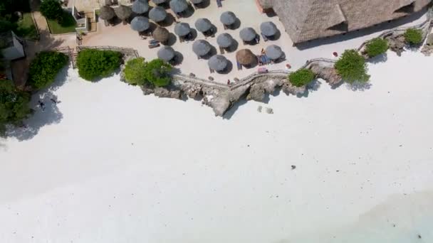 Nungwi Beach Zanzibar Tanzania Resort Coast Indian Ocean Nungwi Beach — Stok video