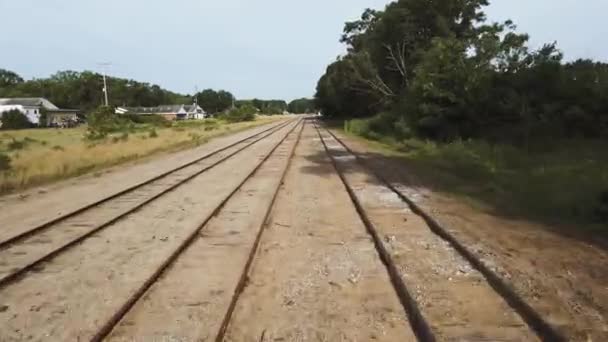 Forward Track Dolly Low Angle Summer — Stock video