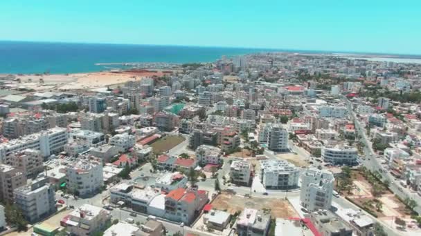 Cityscape Larnaca Sunny Day — Video Stock