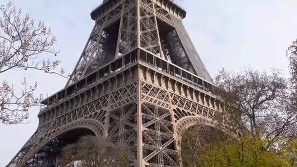 Torre Eiffel París Francia — Vídeos de Stock