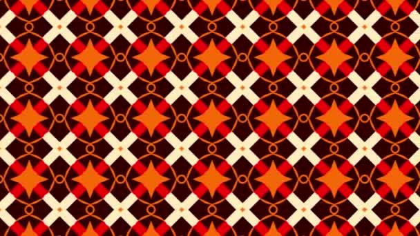 Brown Vintage Seamless Pattern Panning Seamless Tile Pattern Violet Dominating — Stockvideo