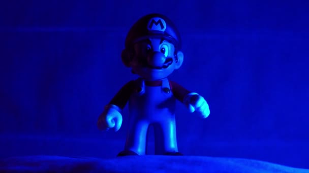 Super Mario Rgb Light Effects — Vídeo de Stock