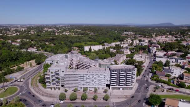Turning Some Residences South France Montpellier — Stockvideo
