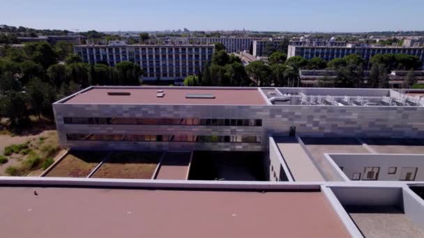 Beautiful Business Building Office South France Montpellier — 图库视频影像