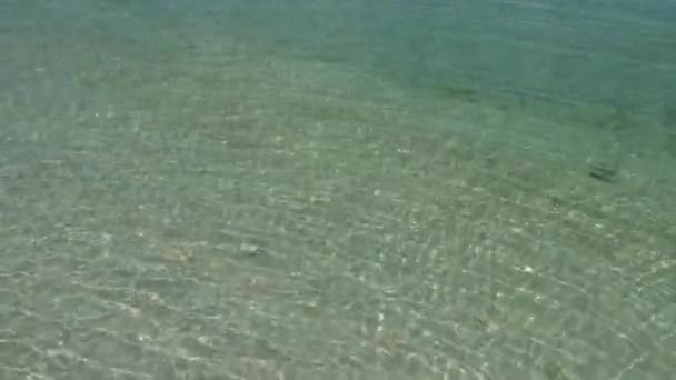 Clear Blue Waters Visayan Sea Coast Daanbantayan Cebu Philippines Наклон — стоковое видео